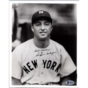 Rugger Ardizoia Autographed Signed 8x10 Photo MLB NY Yankees COA Beckett U05126